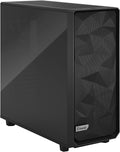 Black ATX Full Tower Computer Case with Tempered Glass Window M710649