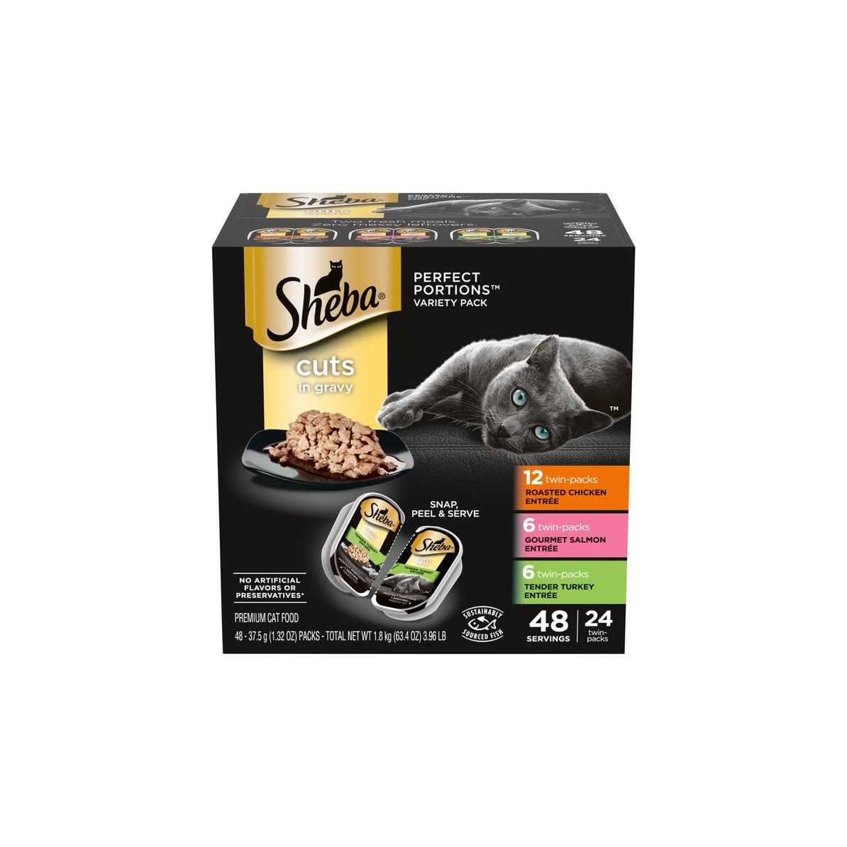 Sheba Perfect Portions Cuts in Gravy N87062