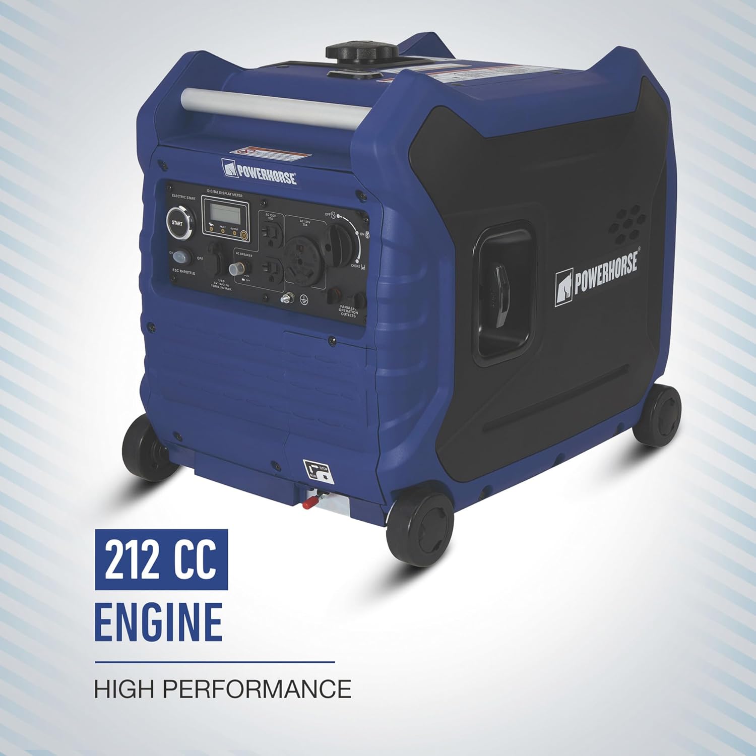 4500 Surge Watts 3500 Rated Watts Electric Start Inverter Generator D6040