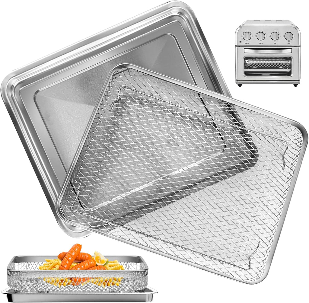 10.7 * 9.8'' Non-stick Stainless Steel Air Fryer Basket R9745