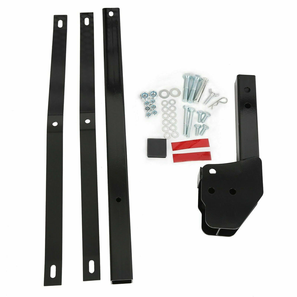 Multifunctional Folding Hitch-Mount Cargo Carrier Basket Luggage Rack U222393