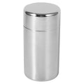 Stainless Steel Tea Canister with Airtight Double Lids (550ml) B1722