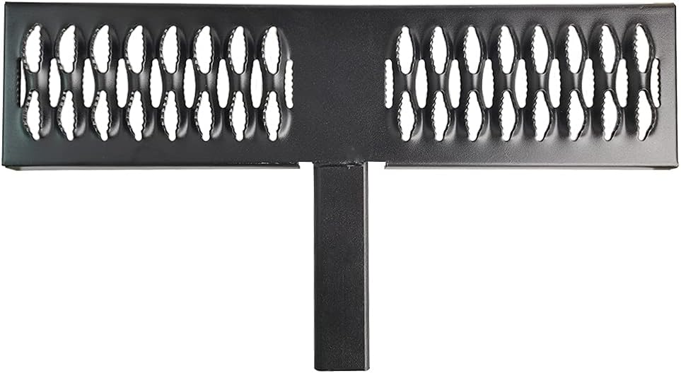 Black Universal Hitch Step Anti Slip Rust Towing Bumper Guard Rear H1768
