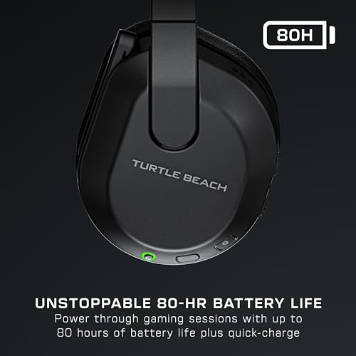 Black Wireless Gaming Headset with 40-Hr Battery and Bluetooth P207