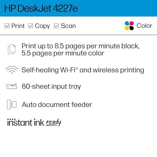 Wireless All-in-One Color Inkjet Printer Scanner Copier U326096