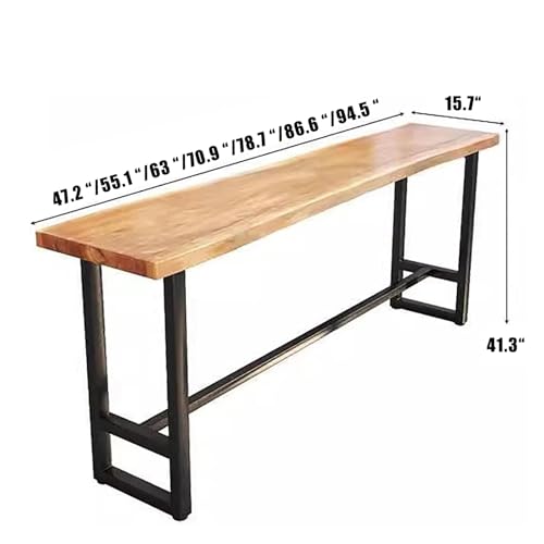 Solid Wood Rectangular Bar Table E732