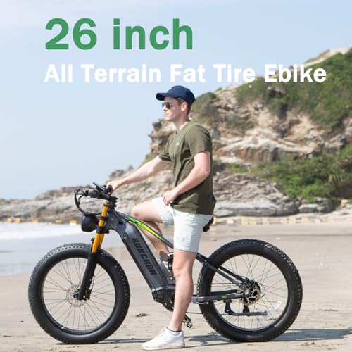 26''x4.0 Inch Fat Tire Electric Bike with 48V 30Ah Battery Y3507