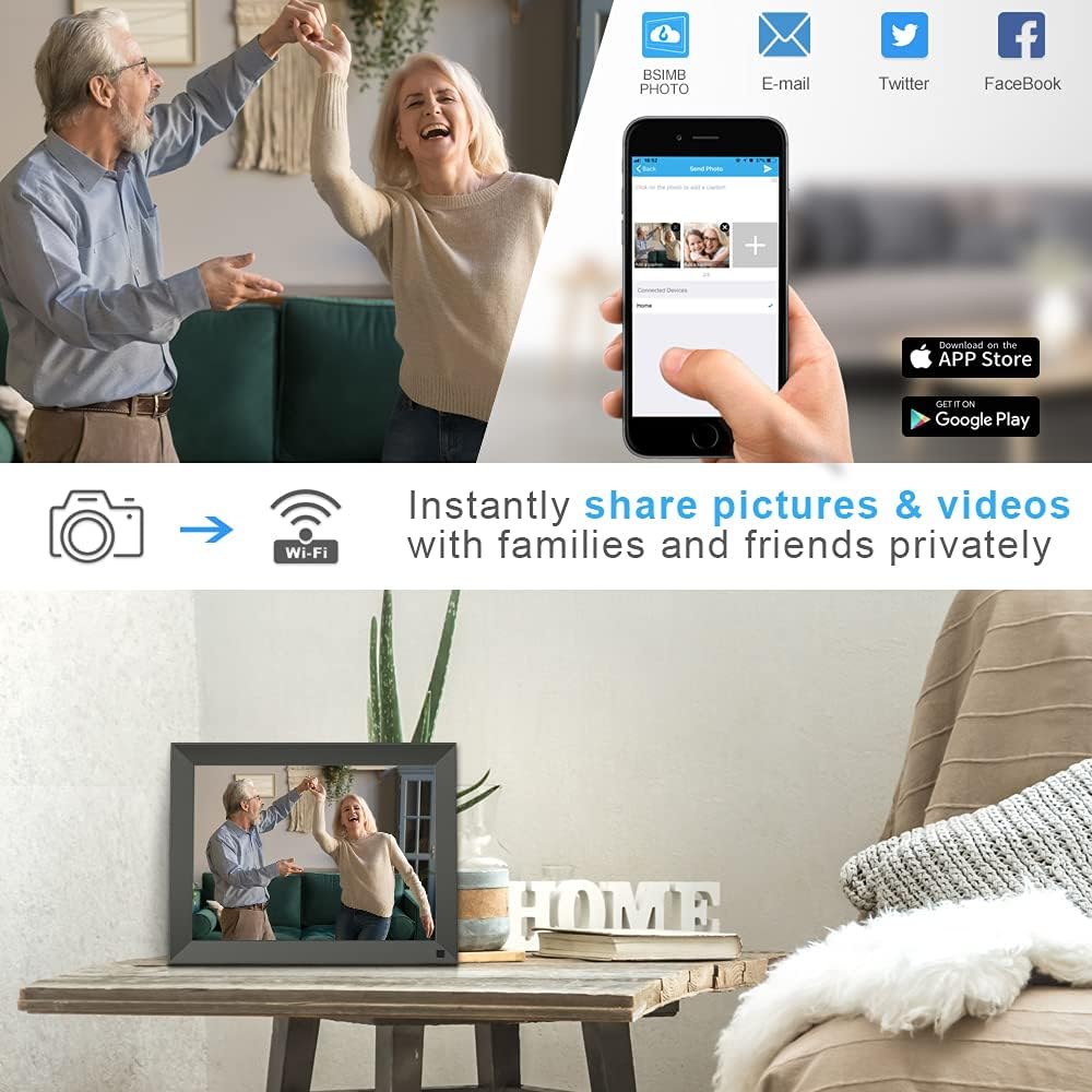 Digital Picture Frame with Remote Control M317218