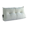 Gray Full Size Wedge Headboard Pillow with Removable Cover V3538