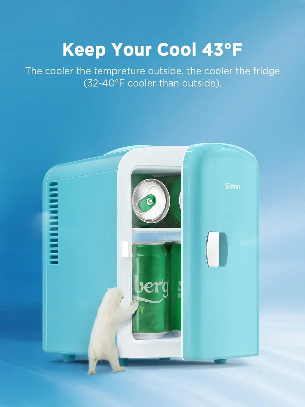Teal Mini Fridge T408603