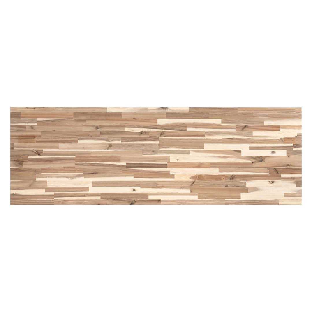 Acacia 6 Ft. L X 25 In. W X 1.5 In. T Unfinished Butcher Block Countertop With Eased Edge O246