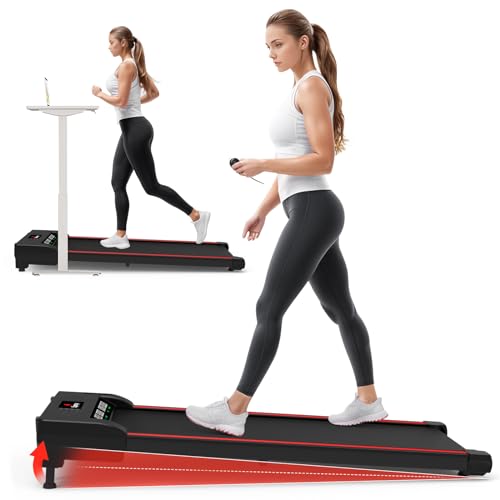 Walking Vibration Pad, Under Desk Treadmill, 2.5HP Low Noise Treadmill Pad with Remote Control S818898