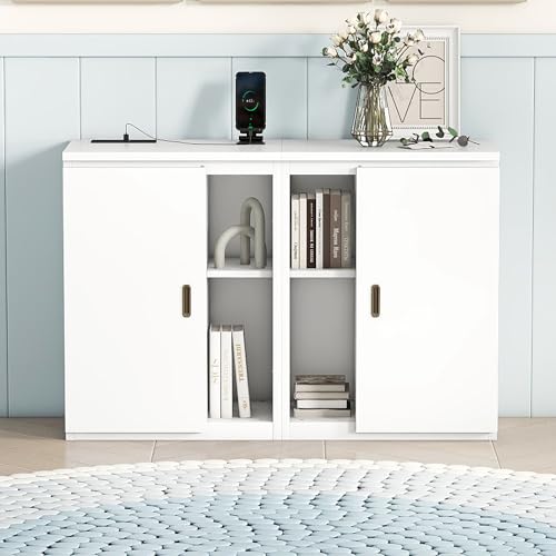 Queen Size Solid Wood Murphy Bed with USB Ports J1961