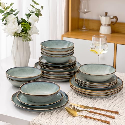 24pc Ceramic Dinnerware Set V869574