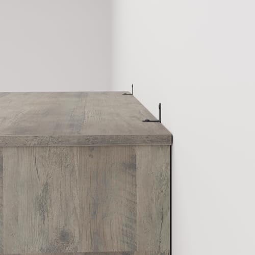 Grey 3 Tier Wooden Bookcase M683