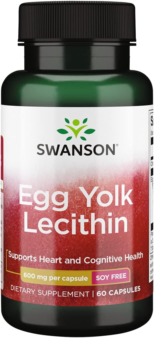 60 Capsules Egg Yolk Lecithin Supplement F303692