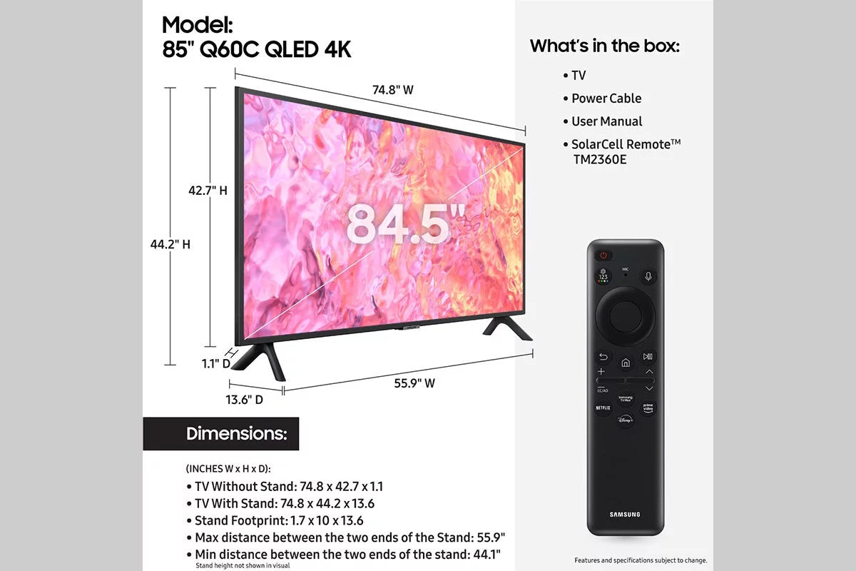 85" Class QLED 4K Smart TV I5691