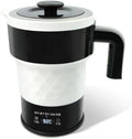 Travel Foldable Electric Kettle Portable Silicone Collapsible Kettle with LED Digital Display Food Grade Silicone BPA Free Boil Dry Protection 0.6L W859303