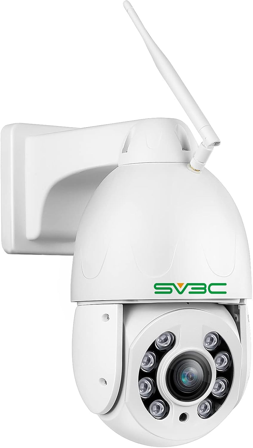 5MP PTZ WiFi Wireless Outdoor Camera with 5X Optical Zoom and Color Night Vision V6512
