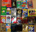 100 Vintage MLB Baseball Cards in Factory Unopened Wax Packs and Box Sets C369555