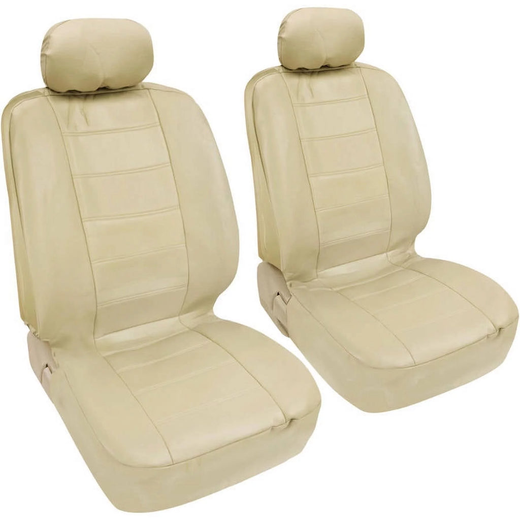 Black Beige Gray 3 Rows PU Leather Seat Covers K630