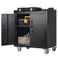 2 Door Lockable Metal Rolling Tool Cabinet with Adjustable Shelves K855