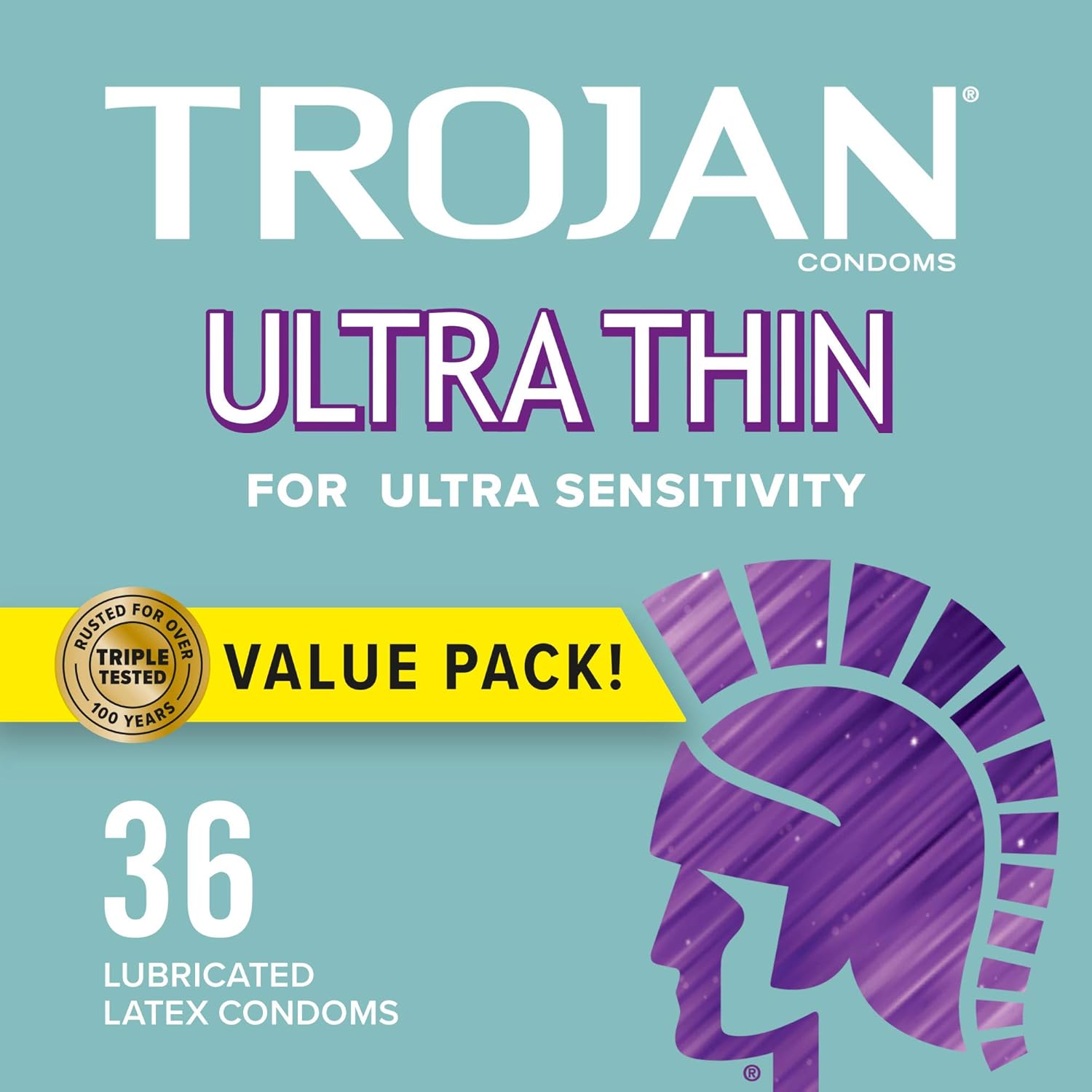 Ultra Thin Lubricated Condoms, 36 Count Y668