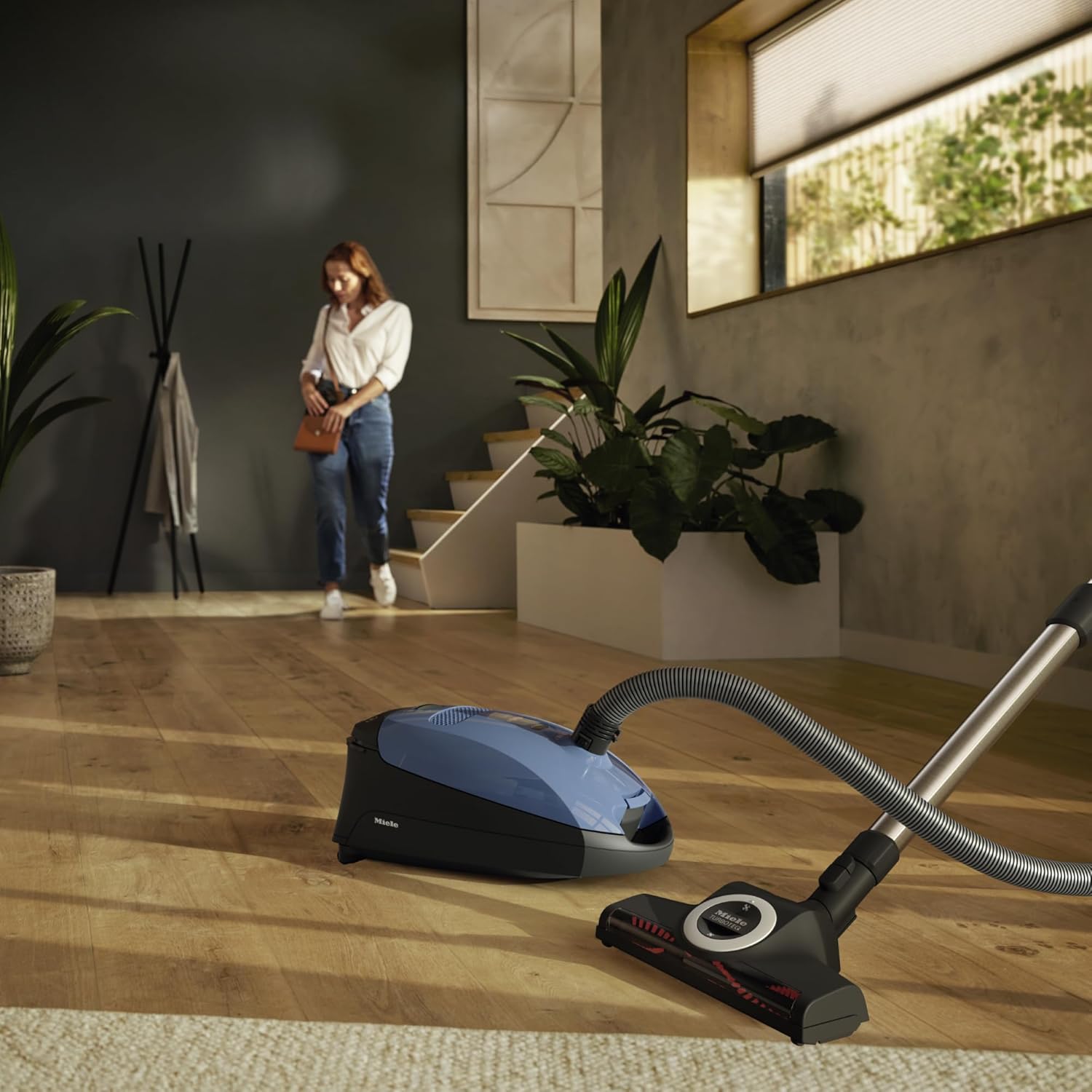 Tech Blue Bagged Canister Vacuum X491