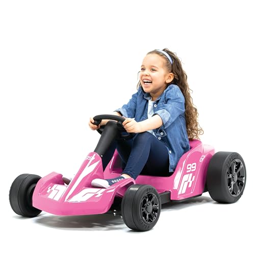 12V Battery Powered Go Kart Black U7421