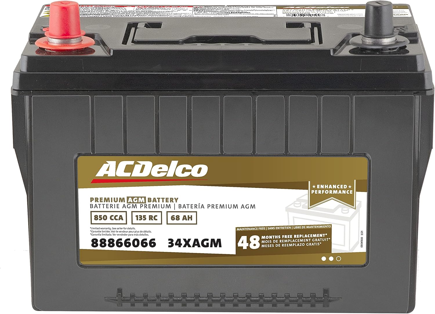 AGM BCI Group 34 Battery Q500