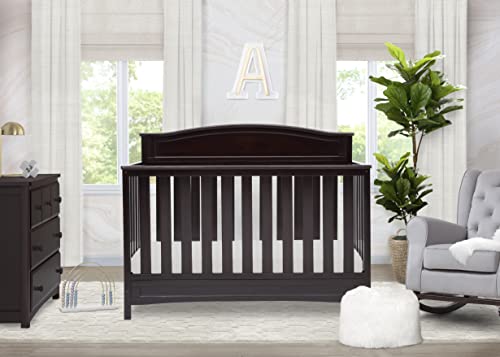 White 4-in-1 Convertible Baby Crib W960