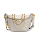 Genuine Leather Waist Packs with Chain Straps K53045