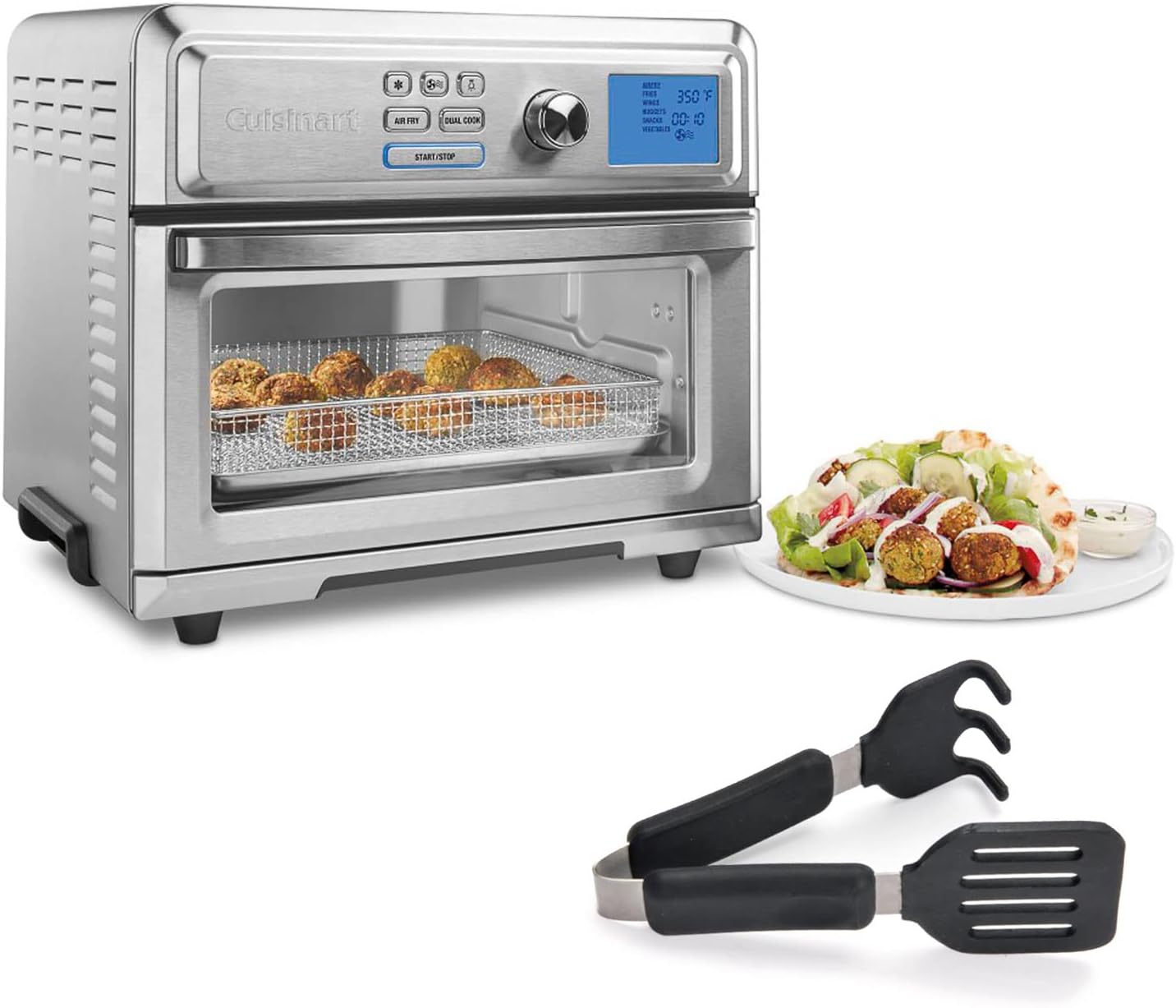 Digital AirFryer Toaster Oven with Silicone Tongs P685