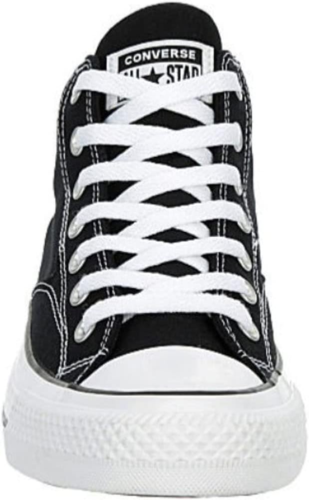 Black White Canvas Mid High Sneaker N259