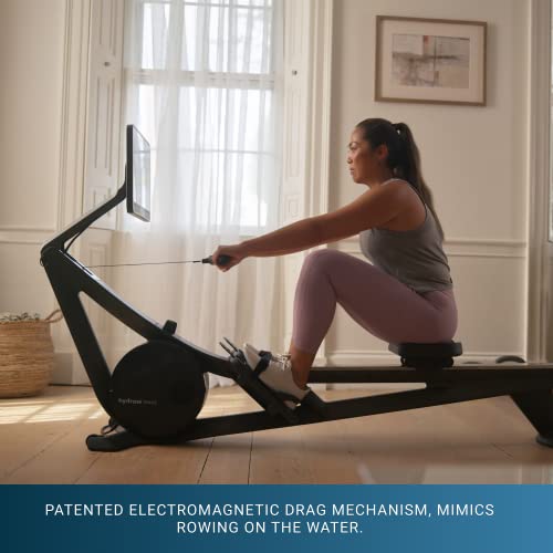 Wave Rowing Machine with 16" HD Touchscreen & Speakers - Foldable C8927