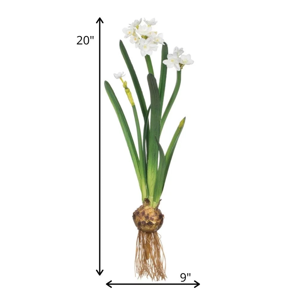 Artificial Paperwhite Stem 20"H White X260