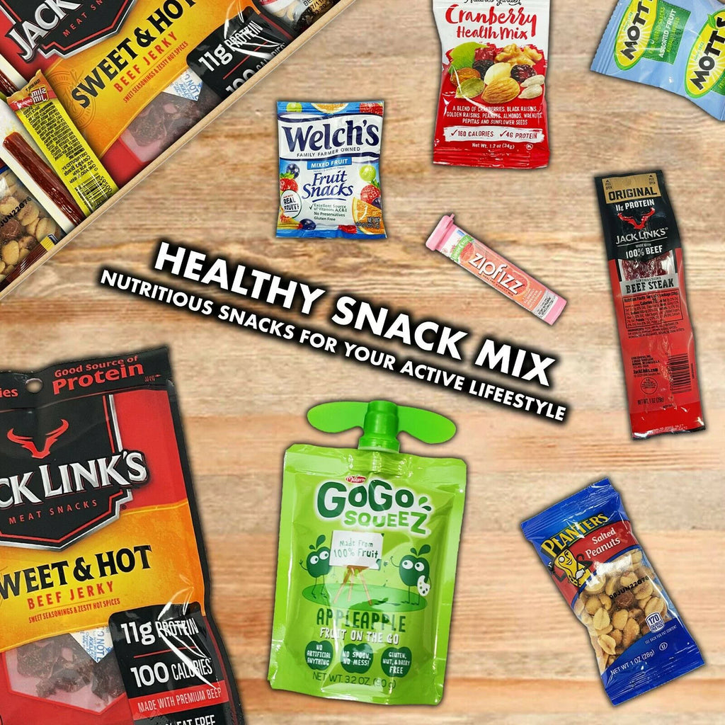 Healthy Fitness Snacks Care Package Gift Box Sampler F497227