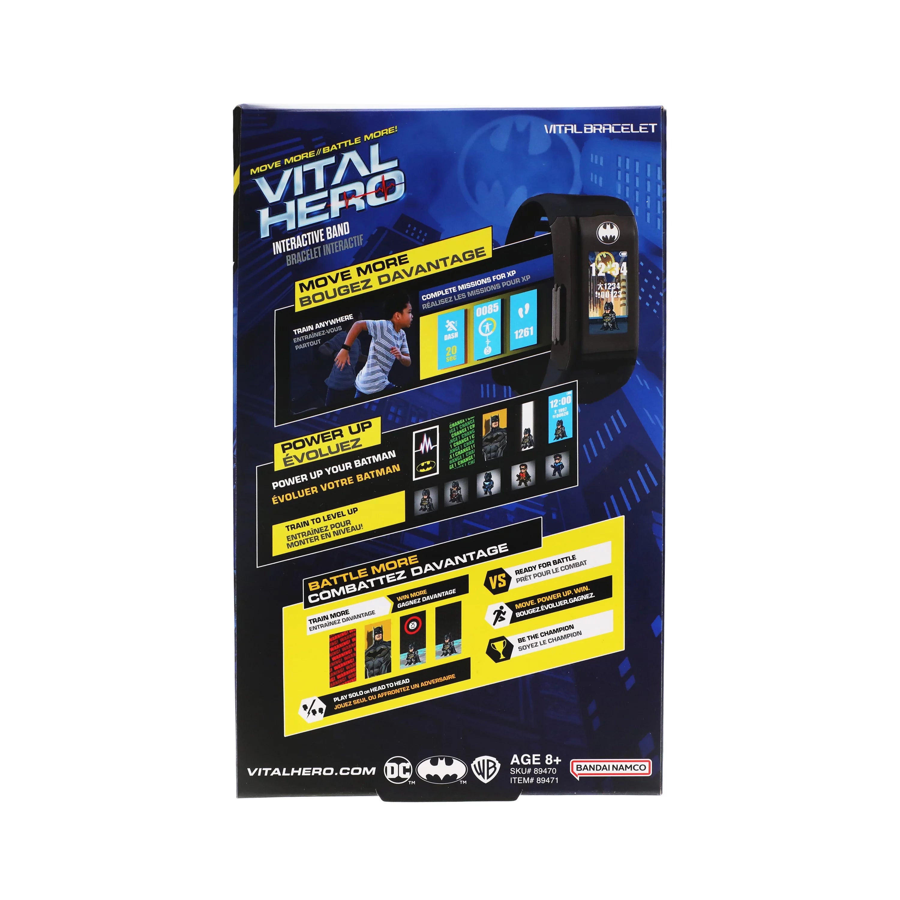Interactive Band with Watch, Heart Rate, and Step Counter P6570