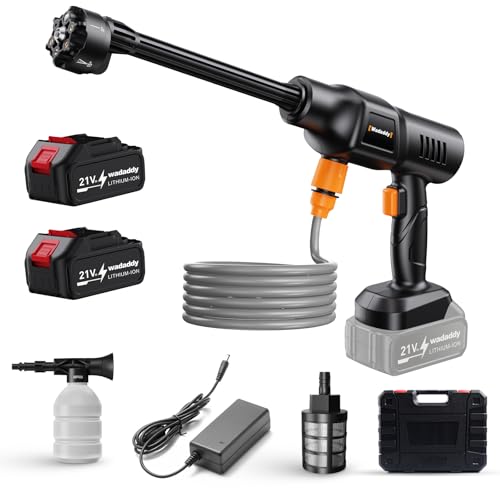 900PSI Cordless Handheld Pressure Washer with 2 Batteries B78355