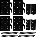 4 Pack Heavy Duty Bed Rail Hooks with Screws M95494
