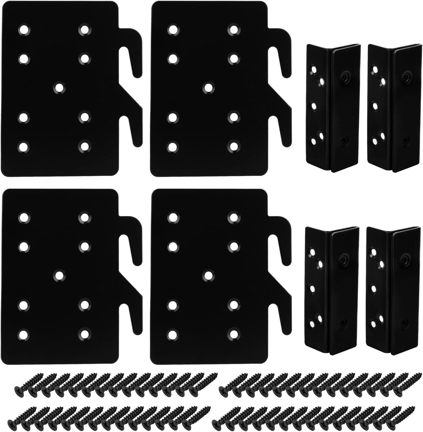 4 Pack Heavy Duty Bed Rail Hooks with Screws M95494