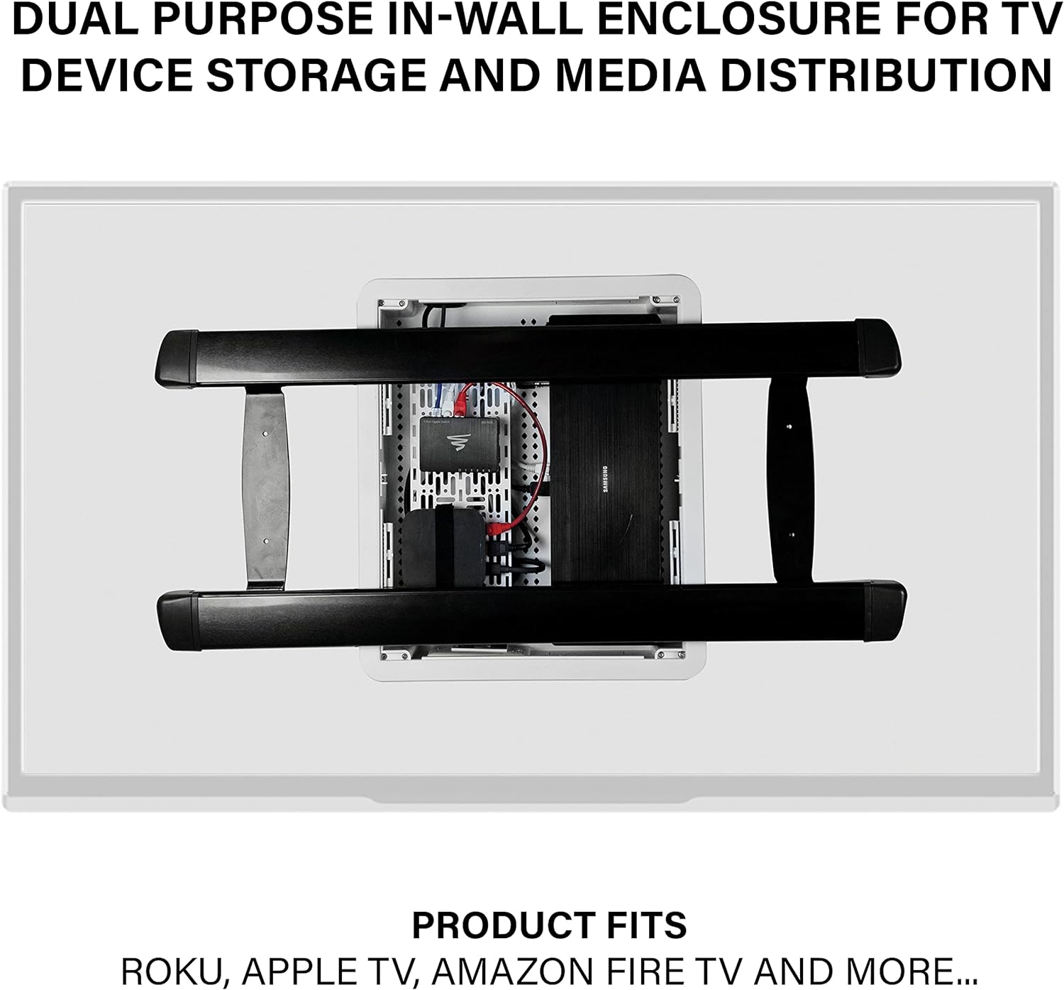 Structured Media Enclosure, 17 Inches, White H152