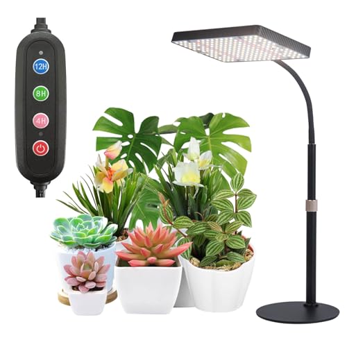 Tripod Stand Grow Light with Timer, 208PCS LEDs, 24"-64" Height Adjustable J635900