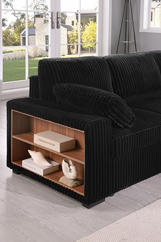 Oversized U Shaped Sleeper Sectional Sofa with Storage Chaise M788
