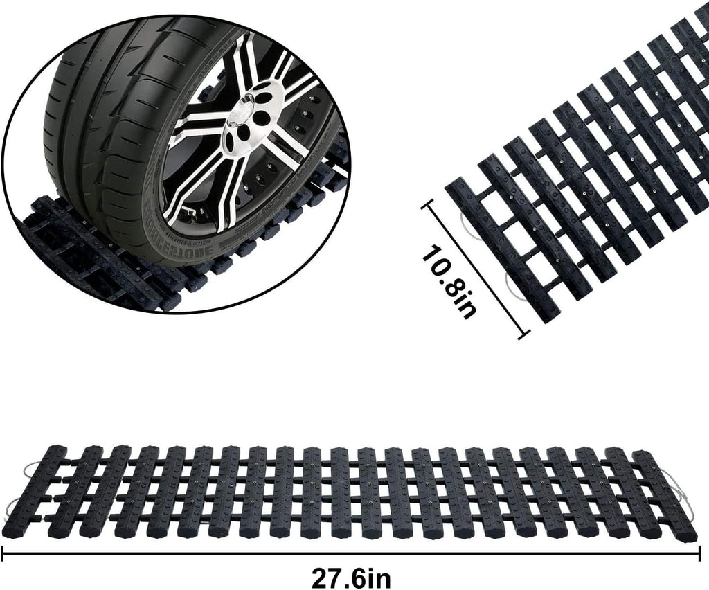 2 pcs Tire Traction Mats 39.3 x 10.8 F34018