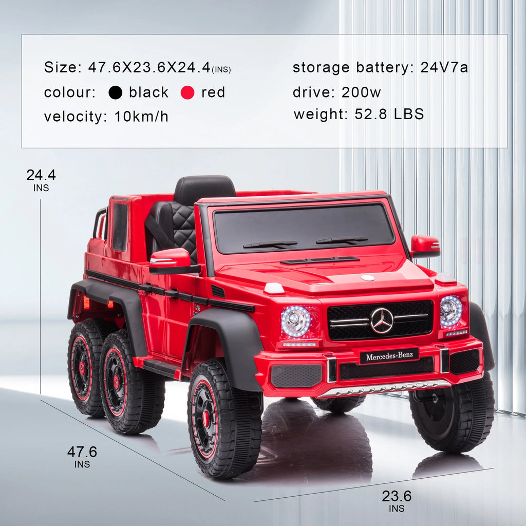 Red 24V Ride On Car with Remote Control K402