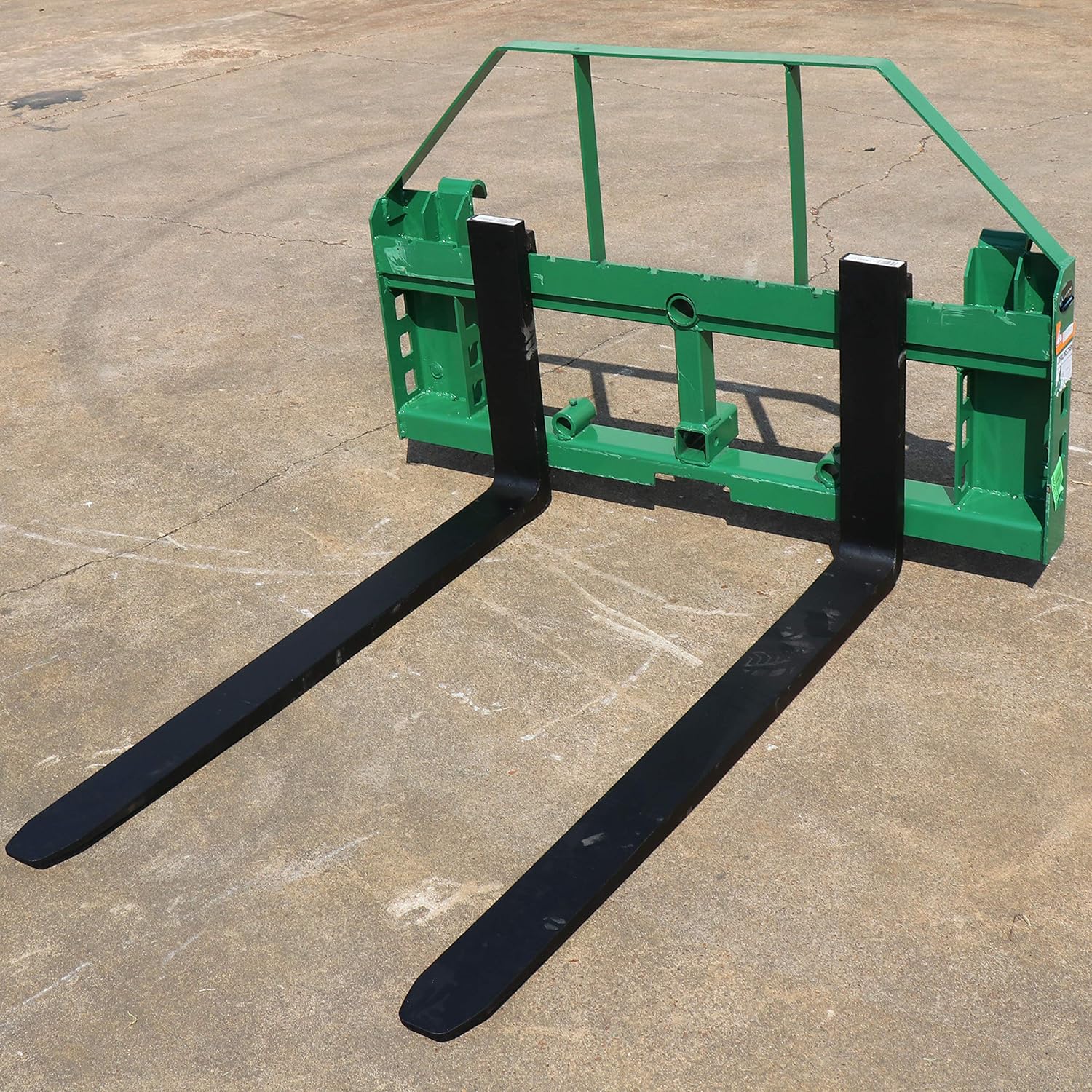 Heavy Duty Pallet Fork Frame and 48" Fork Blades with 2" Trailer Receiver Hitch O269266