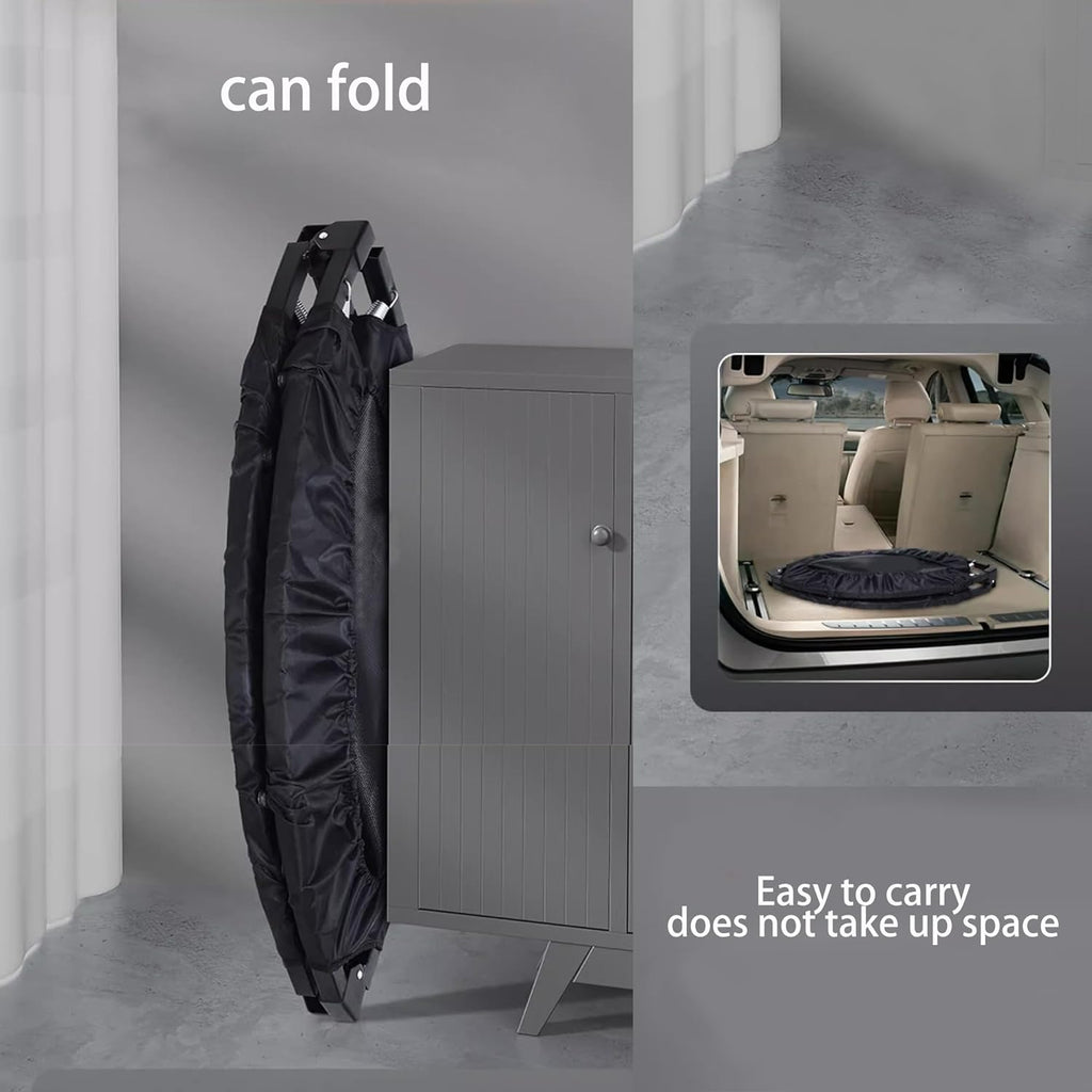 Portable Foldable Trampoline with Adjustable Handle, 40" Z879