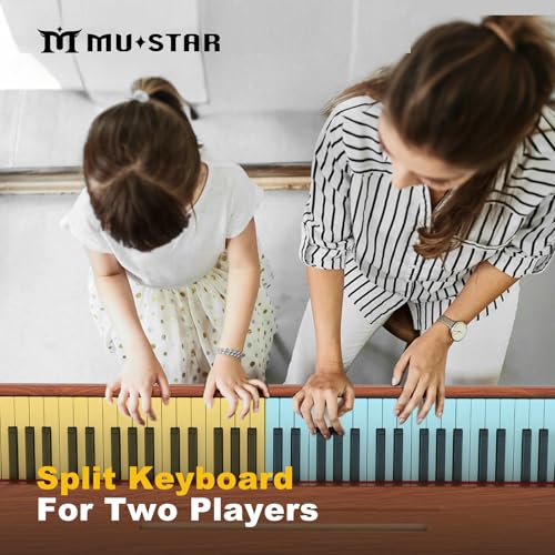 88 Key Semi Weighted Digital Piano Keyboard with 3-Pedal Unit, Built-In Speakers, USB/MIDI (Black) Z290
