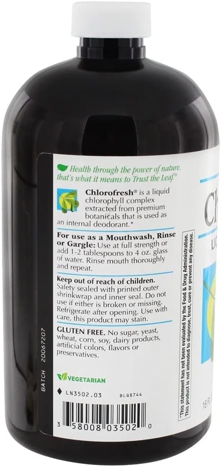 unflavored 16 oz Liquid Chlorophyll H6567